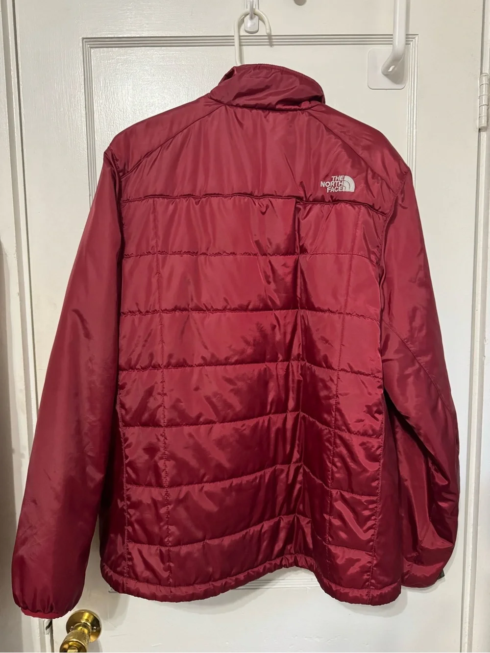 The North Face Men's XL Maroon Insulated Primaloft Quilted Jacket
